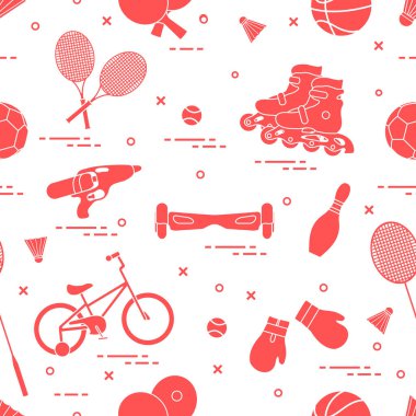 Çocuklar için spor aktiviteleri için donatım.