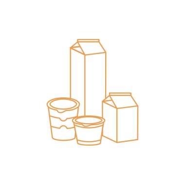 Farklı süt ürünleri.