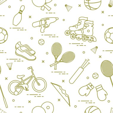 Çocuklar için spor aktiviteleri için donatım.