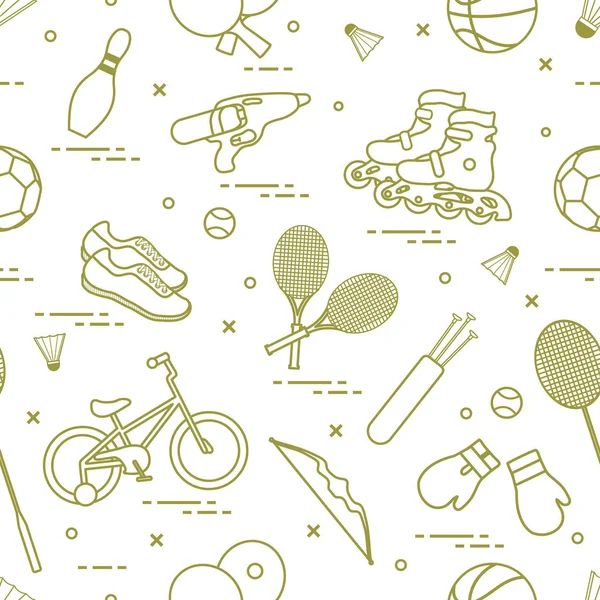 Çocuklar için spor aktiviteleri için donatım.