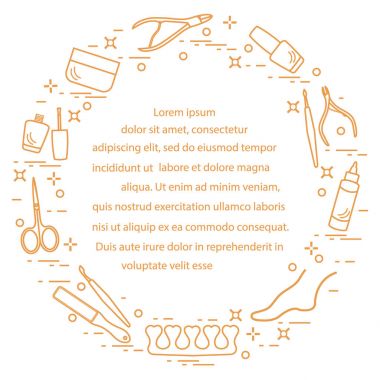 Silhouette manikür ve pedikür araçları ve ürünleri için güzel