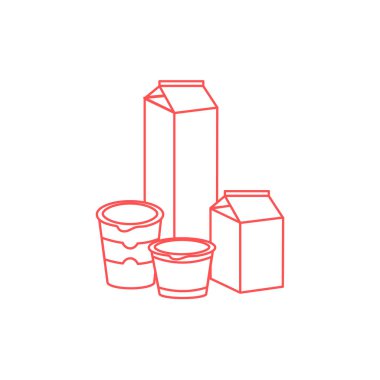 Farklı süt ürünleri.