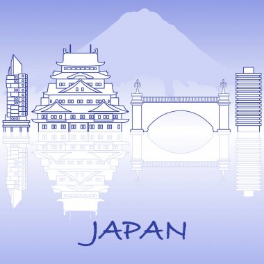 Japon Mimarlık. Fuji Dağı.