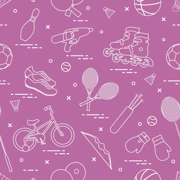 Çocuklar için spor aktiviteleri için donatım.