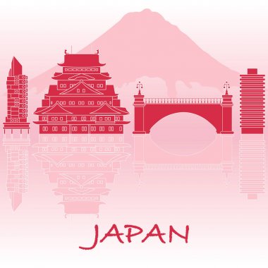 Japon Mimarlık. Fuji Dağı.