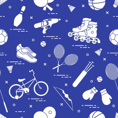 Çocuklar için spor aktiviteleri için donatım.