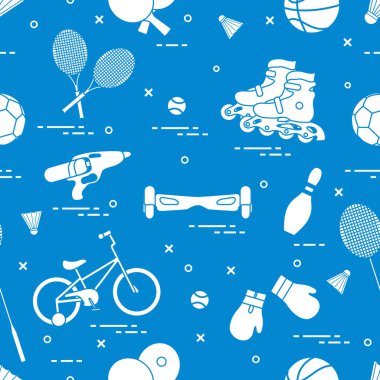 Çocuklar için spor aktiviteleri için donatım.