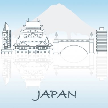 Japon Mimarlık. Fuji Dağı.