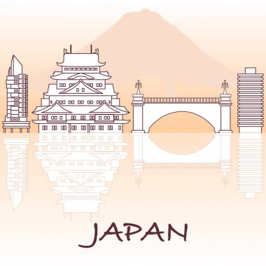 Japon Mimarlık. Fuji Dağı.