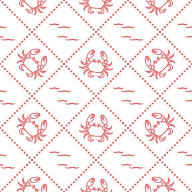 Yengeçler ve dalgalar ile Seamless Modeli.