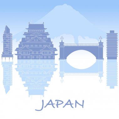 Japon Mimarlık. Fuji Dağı.