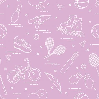 Çocuklar için spor aktiviteleri için donatım.