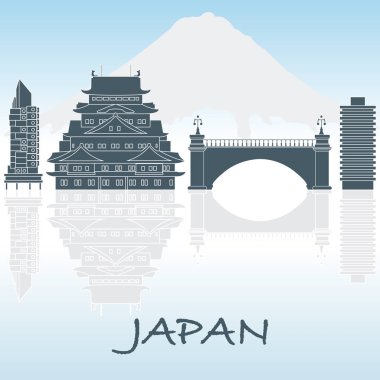Japon Mimarlık. Fuji Dağı.