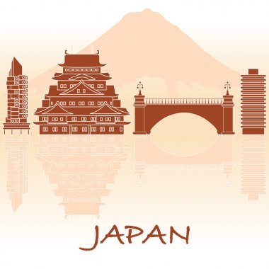 Japon Mimarlık. Fuji Dağı.