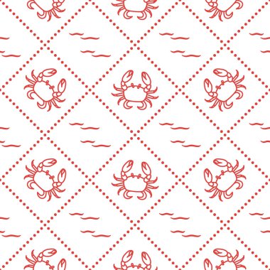 Yengeçler ve dalgalar ile Seamless Modeli.