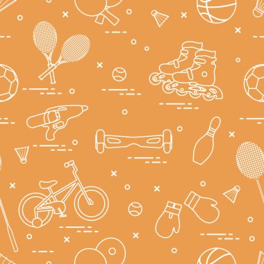 Çocuklar için spor aktiviteleri için donatım.