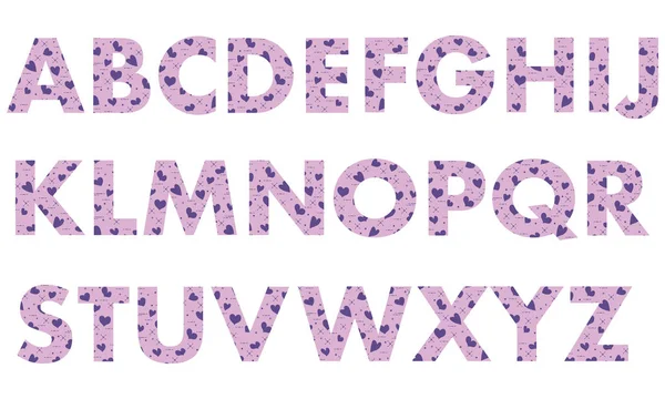 Lettres majuscules de l'alphabet anglais . — Image vectorielle