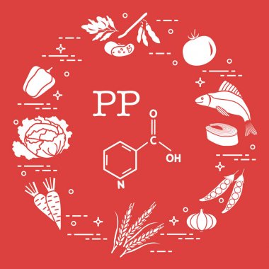 Pp vitamini açısından zengin gıdalar.