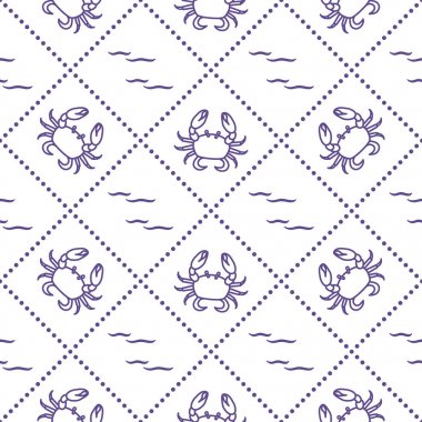 Yengeçler ve dalgalar ile Seamless Modeli.