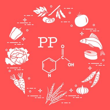 Pp vitamini açısından zengin gıdalar.