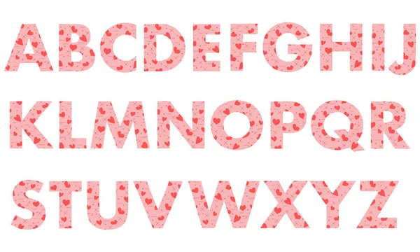 Lettres majuscules de l'alphabet anglais . — Image vectorielle