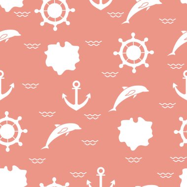 kesintisiz deniz desen.