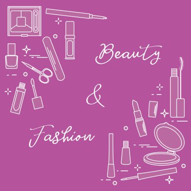 Dekoratif kozmetik. Tırnak bakımı için aksesuarlar.