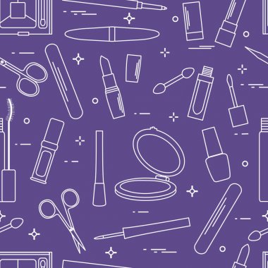 Desen Dekoratif kozmetik, çivi araçları.