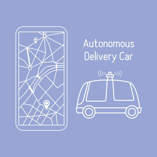 Autonomous delivery car Navigation, remote control