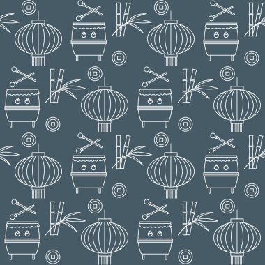 Davul, fener Kore, Japonya, Çin Yeni Yıl