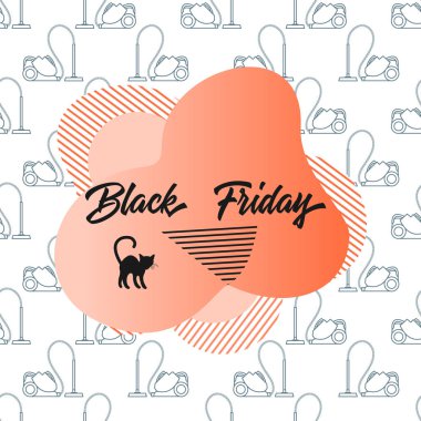 Vektör Kalıbı Kara Cuma Satın Alım İndirimi