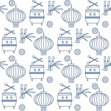 Davul, fener Kore, Japonya, Çin Yeni Yıl