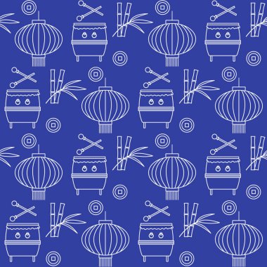 Davul, fener Kore, Japonya, Çin Yeni Yıl