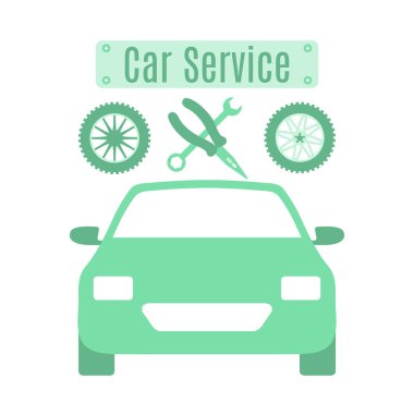 Araç onarım servisi otomatik tanılama kesiti parçaları