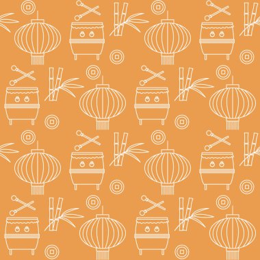 Davul, fener Kore, Japonya, Çin Yeni Yıl