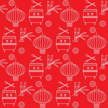 Davul, fener Kore, Japonya, Çin Yeni Yıl