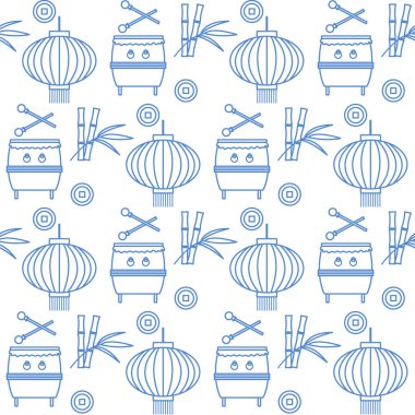 Davul, fener Kore, Japonya, Çin Yeni Yıl