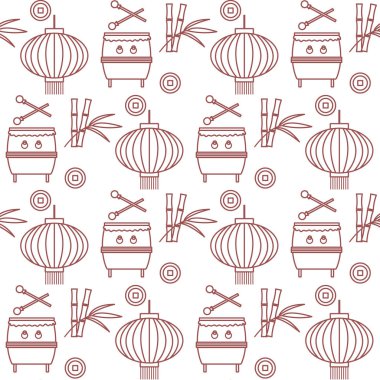 Davul, fener Kore, Japonya, Çin Yeni Yıl