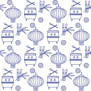 Davul, fener Kore, Japonya, Çin Yeni Yıl