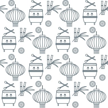 Davul, fener Kore, Japonya, Çin Yeni Yıl