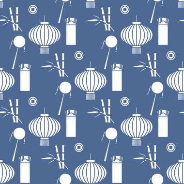 Kusursuz desenli Çin Yeni Yıl Feneri zarfı