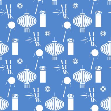 Kusursuz desenli Çin Yeni Yıl Feneri zarfı