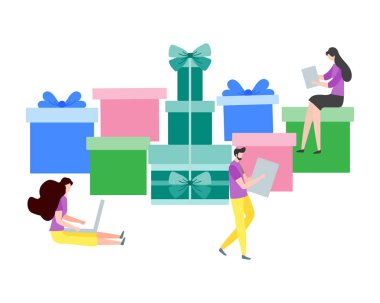 Yeni yıl Noel 'i İnsanlar bayramı hediye eder