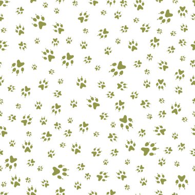 Kusursuz desen Köpek patisi Hayvan arkaplanını izler