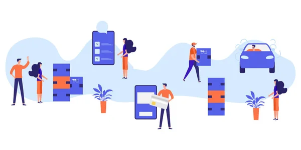 İnsanlar Akıllı Telefon uygulaması sipariş eder, Nakliye Hizmetlerini öder