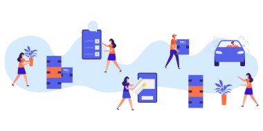 İnsanlar Akıllı Telefon uygulaması sipariş eder, Nakliye Hizmetlerini öder