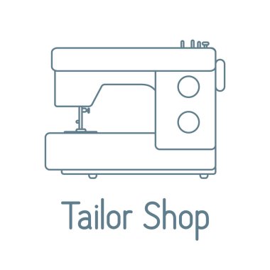 Terzi dükkanı Atılier Dikiş Makinesi