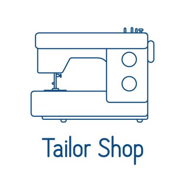 Terzi dükkanı Atılier Dikiş Makinesi