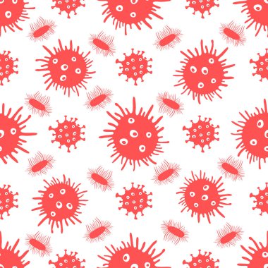 Desen Virüs Bakteri Mikrop Bilimi Tıbbı