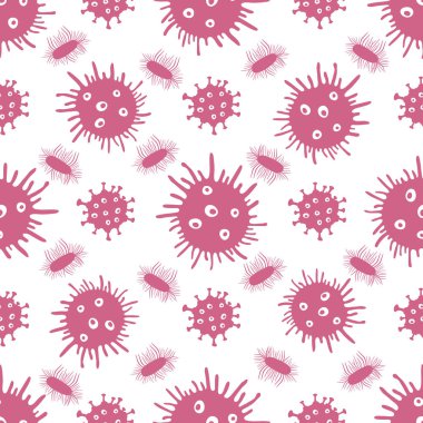 Desen Virüs Bakteri Mikrop Bilimi Tıbbı